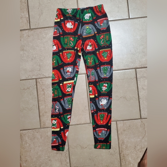 2 pair  Christmas Leggings - Picture 5 of 7